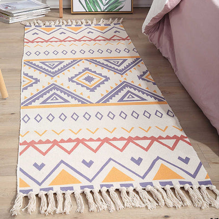 Lång hallmatta i bohemisk stil