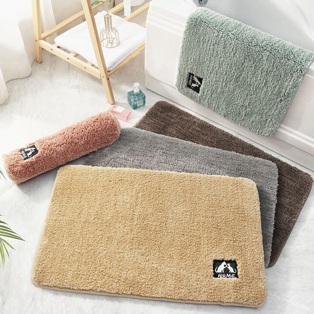 Absorberande mjuk badrumsmatta