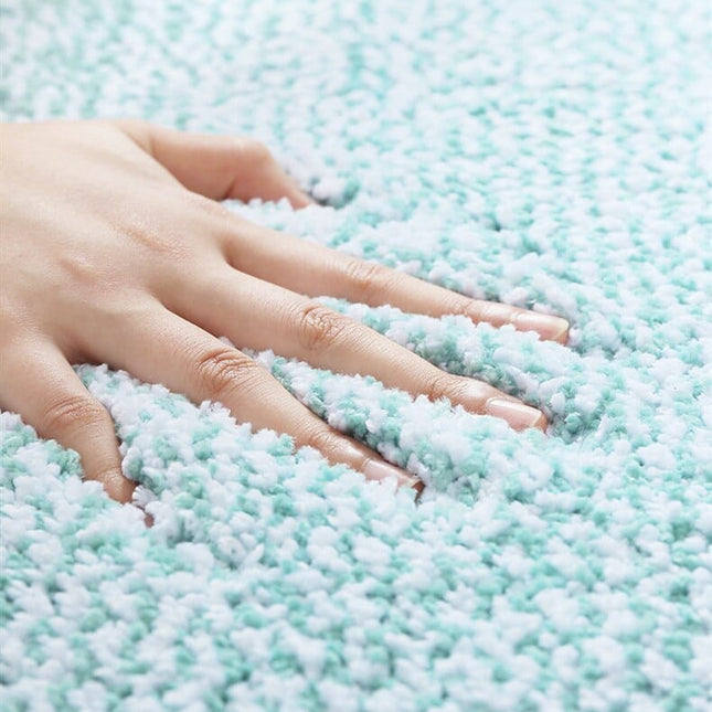 Mjuk och halkfri grön dörrmatta