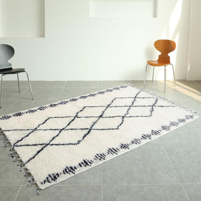 Tjock berbermatta i äkta ull