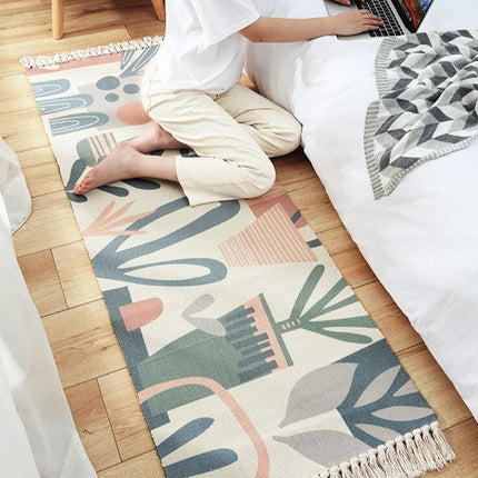 Bohemisk matta för babyrum