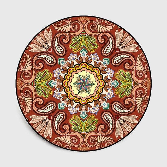 Rund matta med italiensk design