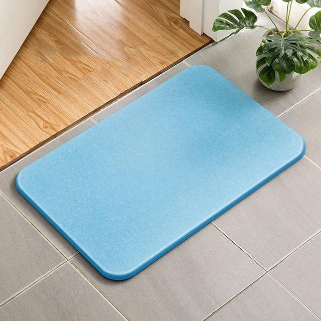 Halkfri badrumsmatta i kiselgur