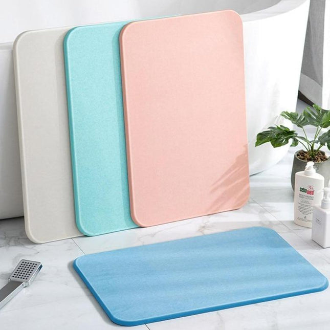 Halkfri badrumsmatta i kiselgur