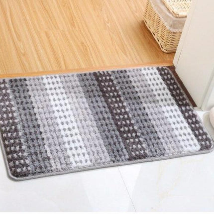 Tjock och mjuk grå badrumsmatta