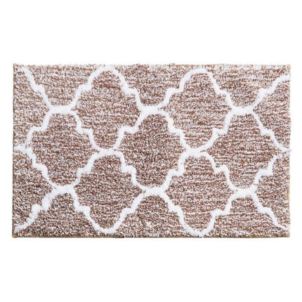 Halkfri badrumsmatta med orientaliskt mönster