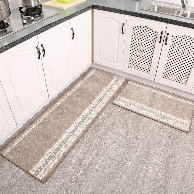 Lång köksmatta 2 meter med bård