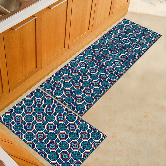 Lång köksmatta med orientalisk design