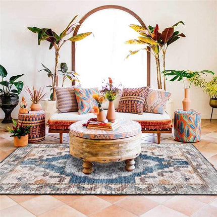 Beige matta med modern vintage-look