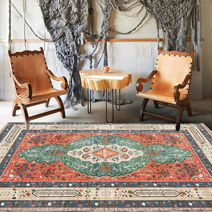 Beige matta med marockanskt mönster