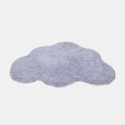 Grå långhårig matta i form av moln