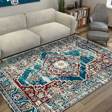Orientalisk vintage matta med starka färger