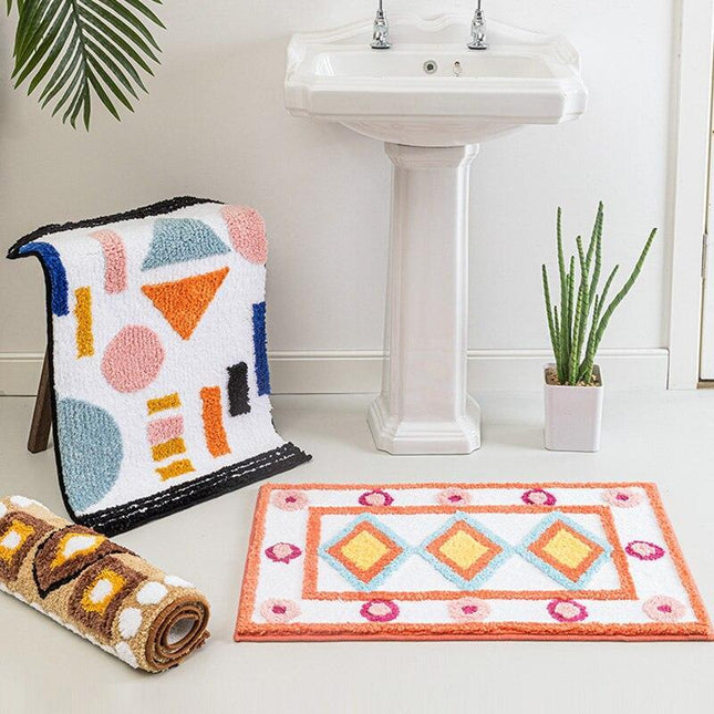 Badrumsmatta i marockansk design