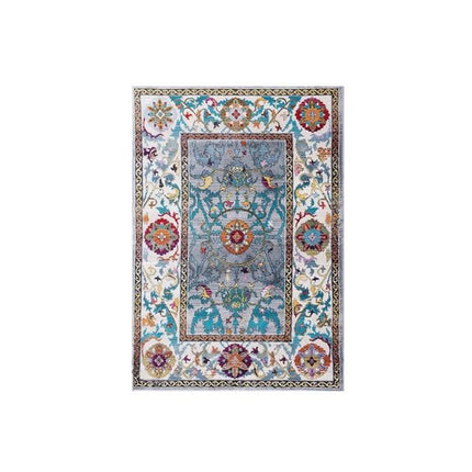 Vardagsrumsmatta i orientalisk bohemisk stil