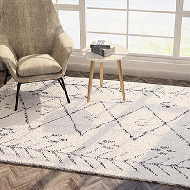 Ljus berbermatta med diskret mönster